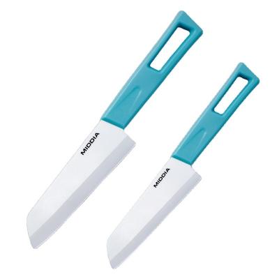 Cina Sushi colorato lusso giapponese Santoku bistecca coltelli da cucina MIDDIA set di ceramica per bambini coltello al formaggio in vendita