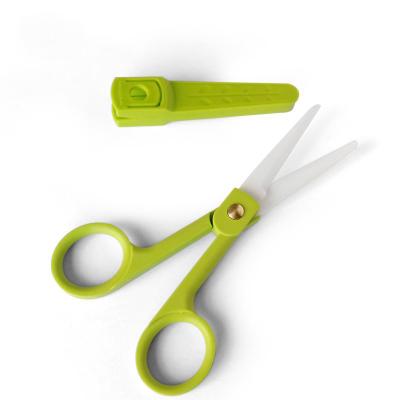 China Kitchen Gadget 2 Inch Ceramic Scissors with White Blade and Multifunctional Design for sale