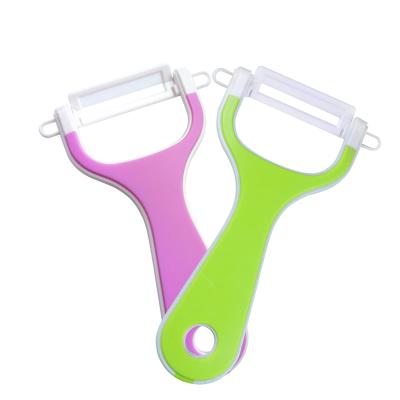 China PP Handle MIDDIA Ceramic Fruit and Vegetable Peeler Cutter for Kitchen Accessories for sale