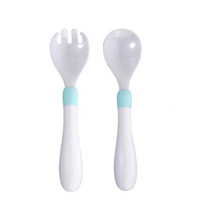 Cina Sostenibile MIDDIA Ceramica Portable Spoon Fork Set di posate Baby Combination Baby Ceramic Set in vendita