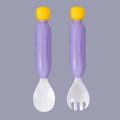 China MIDDIA 2024 Baby Ceramic Fork Set for Baby Training and Tableware Efficiency Stocked for sale