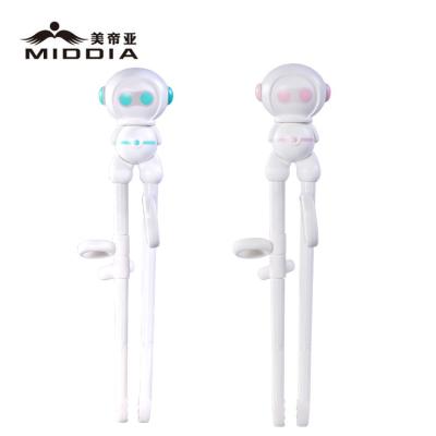 China MIDDIA Fancy keramische mini eetstokjes voor baby-kind Training Astronaut Cartoon Design Te koop