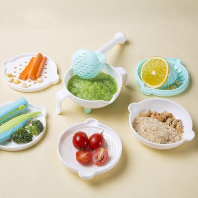 China Cute Design Baby-Mashing-Schüssel für das Mahlen von Kartoffeln Essen Mahlschüssel zu verkaufen