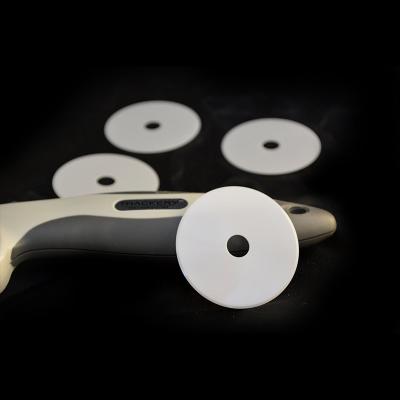 Cina Lamette di taglio rotanti personalizzate 45 mm MIDDIA Cuoio circonia Ceramica taglio lametta rotonda in vendita