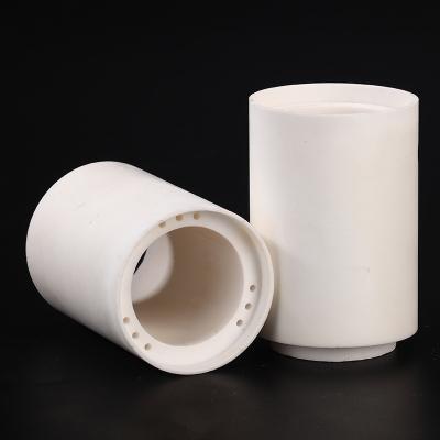 China Industrial Ceramic Furnace Tube Made of High Temperature Alumina for Precise Cutting for sale