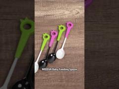 Advanced Zirconia Ceramic Feeding Fork Spoon Cutlery Sets for Custom Baby Dinnerware