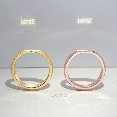 China Simple Love Ring Factory Direct Sales Creative Spike Projection Love Rings For Women for sale