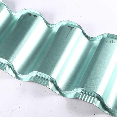 China New Design Wholesale Price Galvanized Stone Color Metal Roofing Tile Corrugated Metal Roofing Panels Trapezoid And Wavy Coated for sale