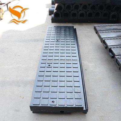 China P43 III Rubber Track Sleepers Rubber Pad Railway Crossing Plate for sale