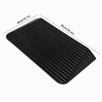 China Rubber Height 1inch Wheelchair Threshold Restriction Rubber Ramp for sale