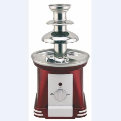 China Retro Household Hot Sale 3 Tier Electric Chocolate Fountain With Handle Control for sale