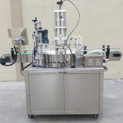 China Automatic Food Carousel Filling Capping Machine for sale