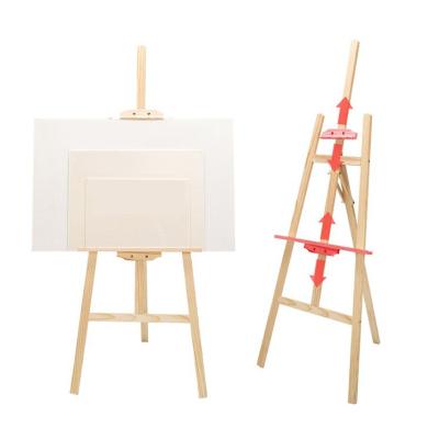 China Display 150cm Natural Woodland Easel Foldable Display Stand for Art Craft Painting Home Decoration Canvas Tripod Easel for sale