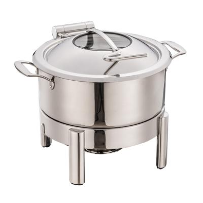 China 304 stainless steel mini cookware cookware buffet pot for hotel and family party dish food beetle hotter buffet for sale