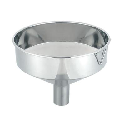 China Large Stainless Steel Viable Wide Neck Oil Funnel for sale