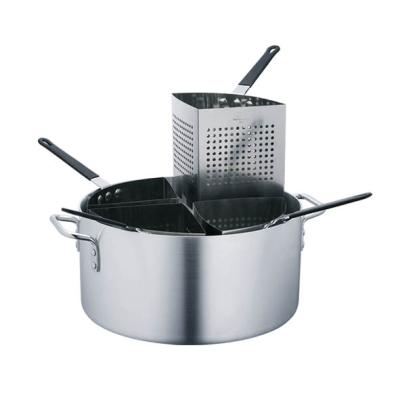 China 4 Section Pasta Sustainable Aluminum Pot for sale