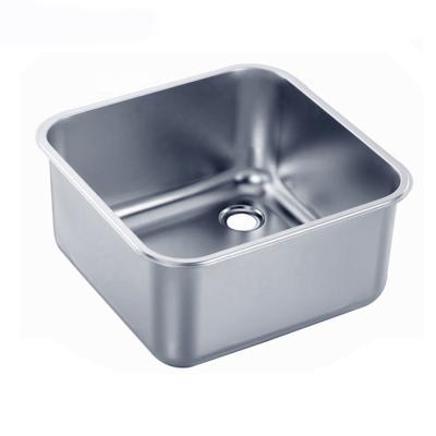 China Without Faucet Single Bowl Kitchen Stainless Steel Sink for sale