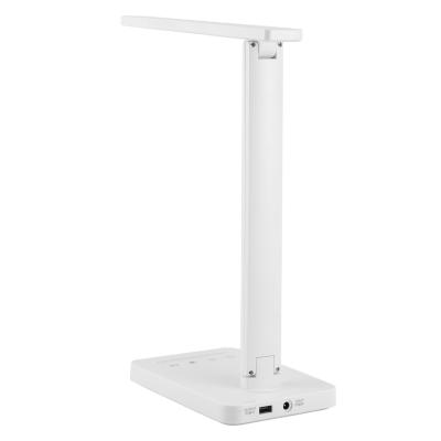 China Lighting Works Amazon Smart Usb 360 Rotate 2022 Rotating Adjustable Foldable Wireless Charging Study Stand Led Table Lamp Light for sale