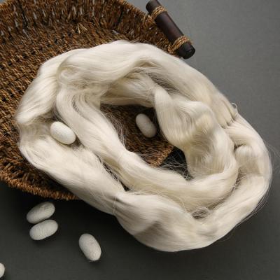 China Wholesale Sustainable High End Hot Fashion Textile Filament 100% Silk Knitting Yarn for sale