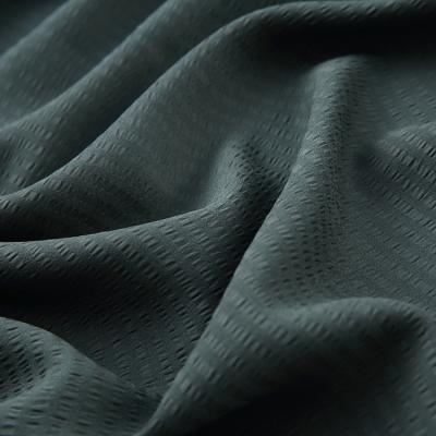 China 100% Recycled Polyester Microfiber Fiber Waterproof Black Waterproof Sustainable Polyester Fabric for sale