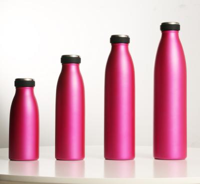 China Sustainable Leak Proof Reusable 18/8 Stainless Steel Double Wall Water Bottle for sale