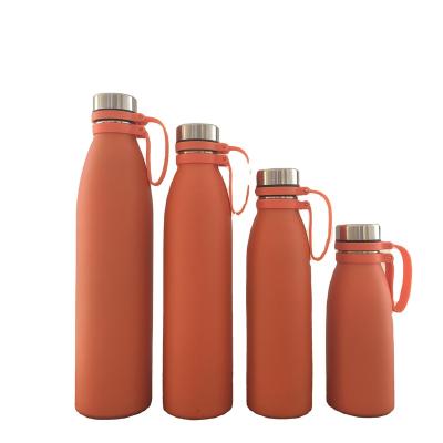 China Sustainable Popular Stainless Steel Double Wall Stainless Steel Insulated Water Bottle With Handle for sale