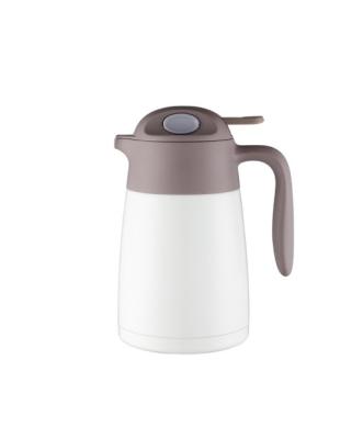 China Business 1.2L 1.5L 2L Vacuum Wall Handle Stainless Steel Non-slip Rotating Thermos Coffee Pot Logo Customize PU/UV Double for sale