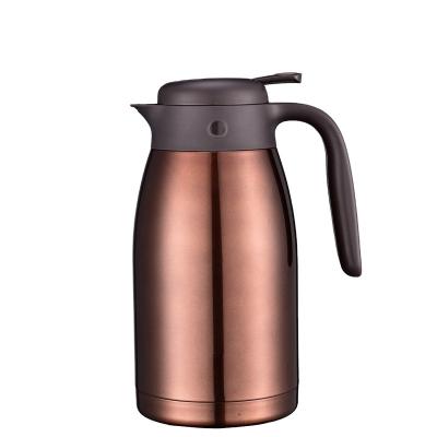 China Viable Coffee Double Walled Pot Stainless Steel Flask Bottle Vacuum Thermos Large Capacity Factory Supply Thermal Kettle for sale