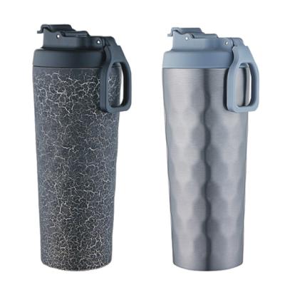 China 2018 SHANHE Vacuum Flask Sustainable Termos Bottle Beverage With Push The Leaf for sale