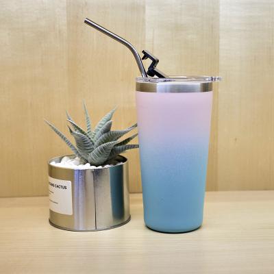 China Low price viable high quality custom color stainless steel portable reusable double wall coffee mug for office for sale