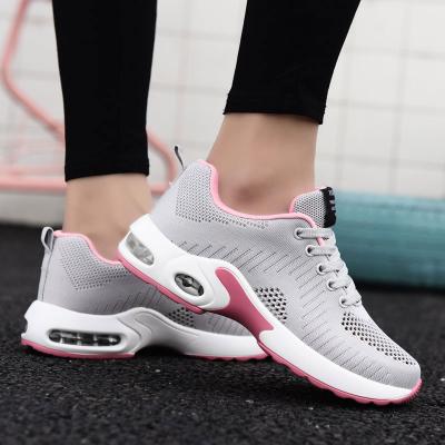 China Cushioning Shoe Woven Elastic Shoes Summer Walking Womens Womens Wedge Sneaker Women's Sneakers Trainers for sale