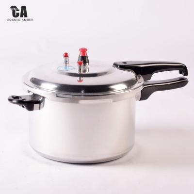 China Viable High Pressure Cooker Heating Pot Cooking Pots Soup Container Stainless Steel Mirror Gold Heating Black Luxury Metal for sale