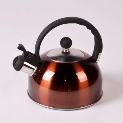 China 304Stainless Kettl 1.5l/508oz Steel Water Sustainable Kettle Colorful Whistling Tea Kettle For Induction Stove for sale