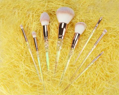 China Professional Luxury Catboy Crystal Smudge Brush New Style 8pcs Custom Makeup Brush Set for sale