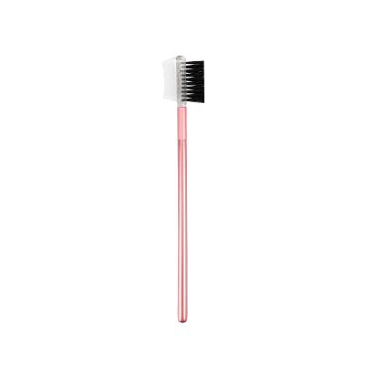 China Hot Selling Spot Brush Best Pink Make Up Brush Private Label Eyebrow Spoolie Brush Single End for sale