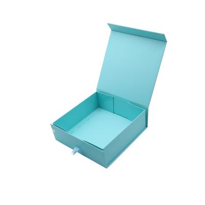 China Biodegradable Cheap Stock Wedding Paper Cardboard Box Packaging Custom Magnetic Gift Box With Ribbon for sale