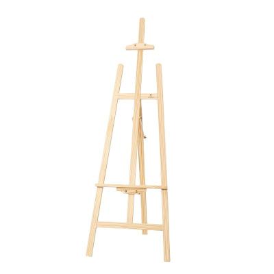 China Easel 5ft Pine Tripod Studio Canvas Painting Art Stand HJ-2H 1500mm Wooden Easel for sale