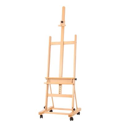 China Easel High Quality Good Quality Artist Big Master Studio Painting Wooden Drawing Painting Easel for sale