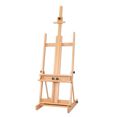 China Easel High Quality Good Quality Artist Big Master Studio Wooden Painting Easel for sale