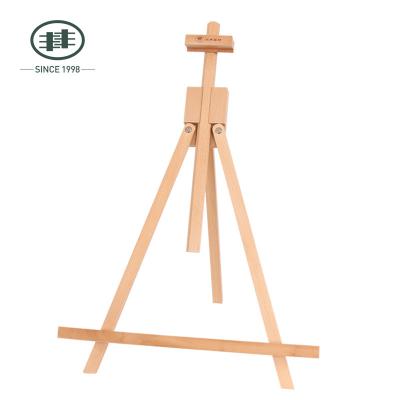 China High Quality Display Stand Easel Desktop Painting Wooden Foldable Easel for sale