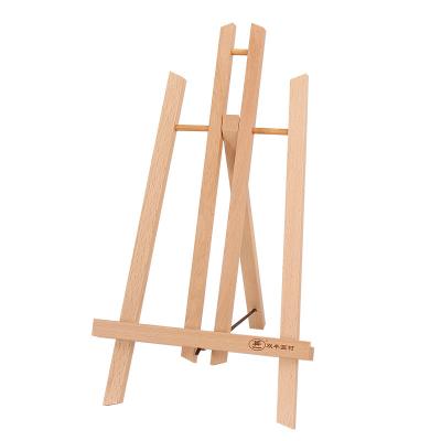 China High Quality Desktop Display Easel Triangle Wooden Painting Easel Stand for sale