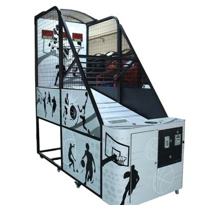 China Hardware indoor sports coin operated electronic arcade basketball game machine can be customized for sale