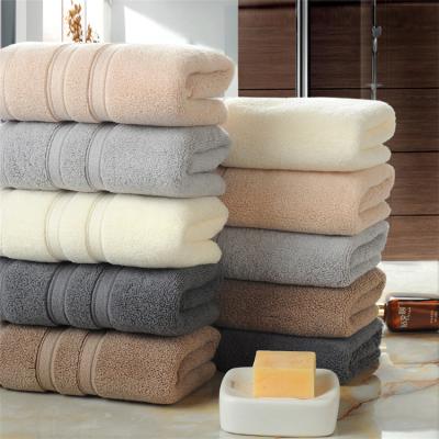 China China factory custom logo QUICK DRY simple white terry towels bath set luxury hotel cotton bath towel for sale