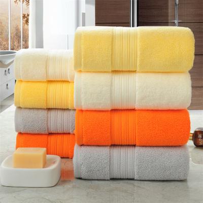 China Super Luxury 100% Cotton Quality Hotel Towel Solid Color Luxury Towel QUICK DRY Made in China for sale