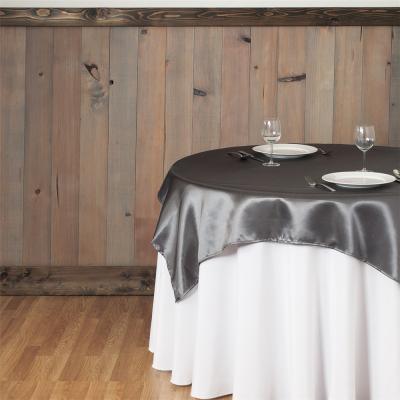 China Hotel Decoration Washable High Quality Wedding Satin Table Cover for sale