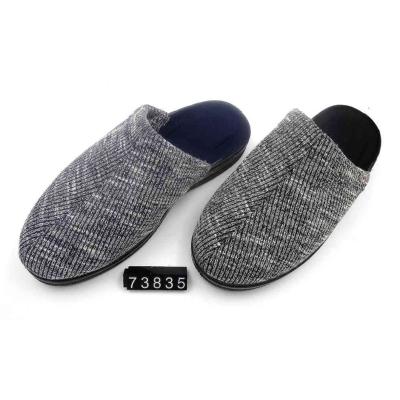 China Hot Selling Design Plain Color Indoor Indoor Man Shoes PVC Outsole Injection Home Indoor Slipper for sale