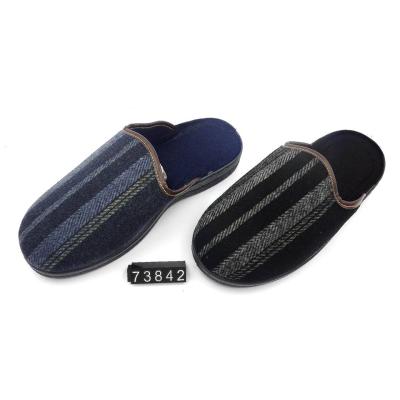 China Hot Selling Design Plain Color Indoor Indoor Man Shoes PVC Outsole Injection Home Indoor Slipper for sale