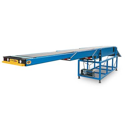 Chine Loading And Unloading Cargos 2021 New SHUNQIANG Uploaded Telescopic Truck Conveyor For Tire Handling à vendre