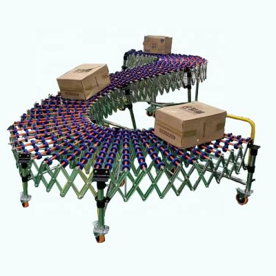 Κίνα Wholesale Manual Telescopic Conveyor Roller Conveyor Roller Gravity Skate Unpowered Expandable Expandable Flexible Wheel Conveyor High προς πώληση