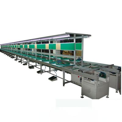 China Hotels Electrical Appliance Assembly Line Double Speed ​​Chain Conveyor à venda